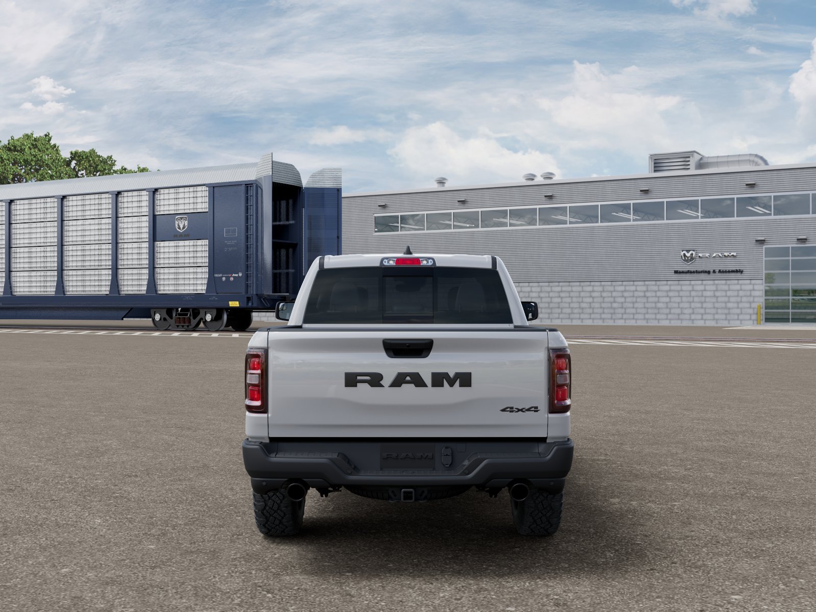 New 2026 Bright White Clear-Coat Exterior Paint RAM  image 7
