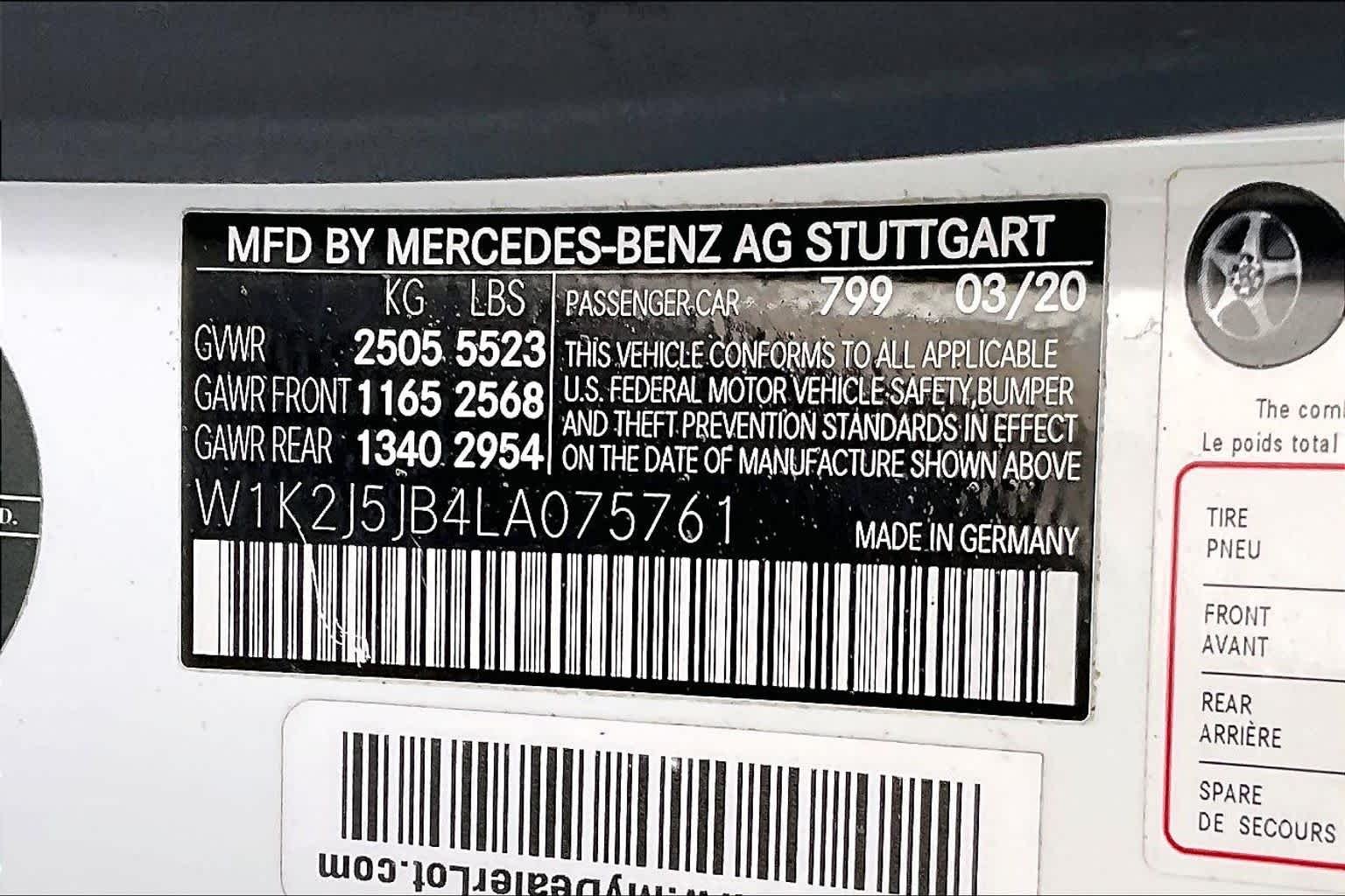 Used 2020 designo Diamond White Bright Mercedes-Benz CLS 450 image 33
