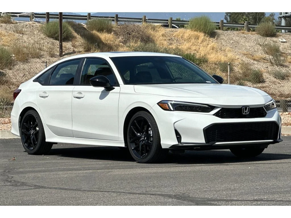 New 2026 Platinum White Pearl Honda Sport image 2