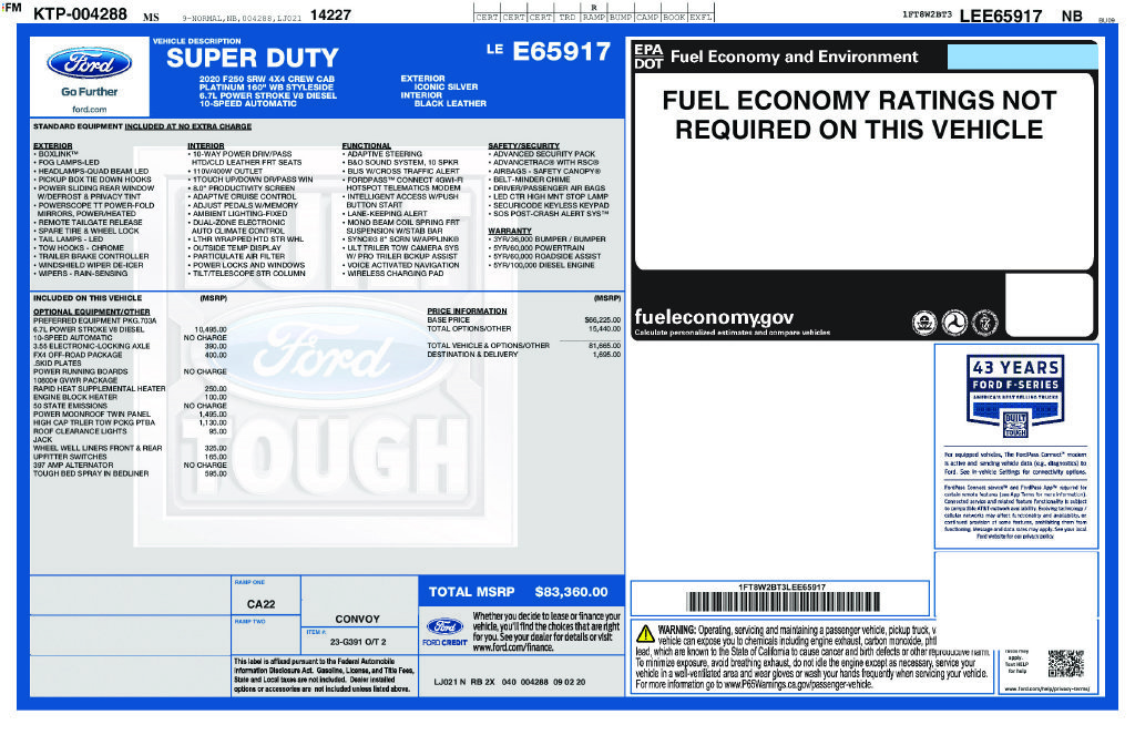 Used 2020 Silver Ford Platinum image 26