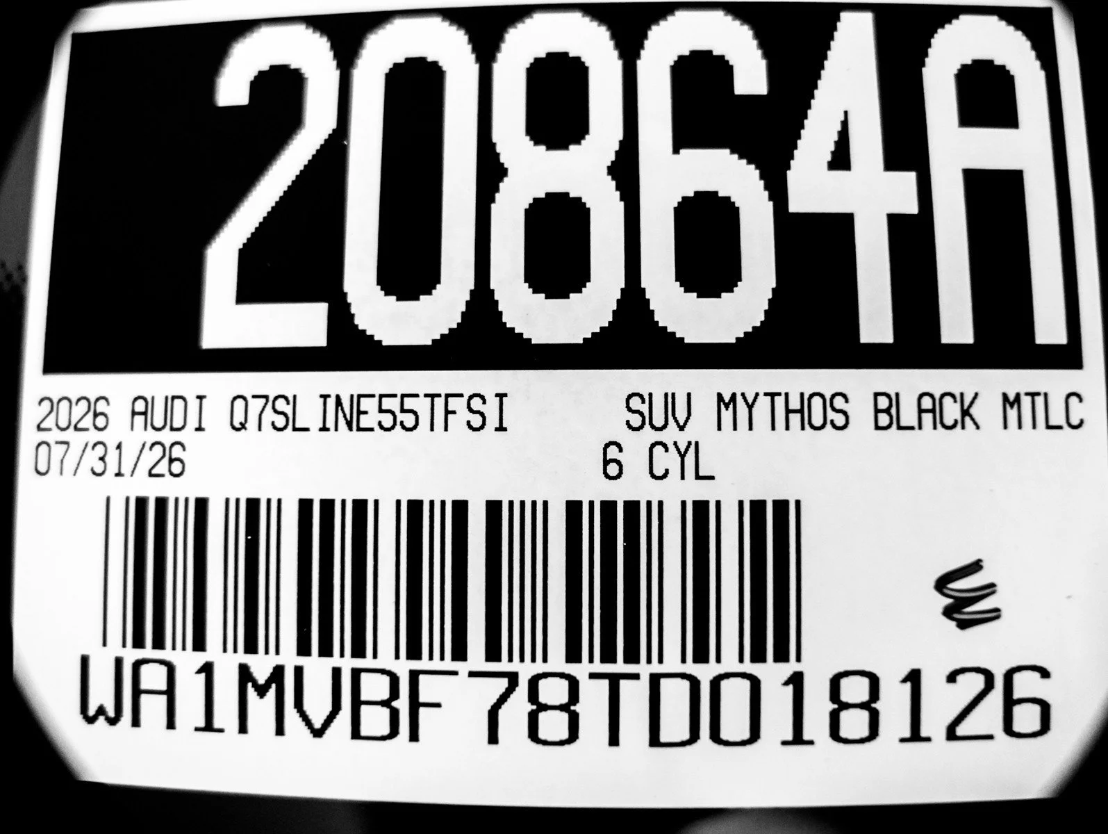 New 2026 Mythos Black Metallic Audi 55 S line Premium Plus image 27