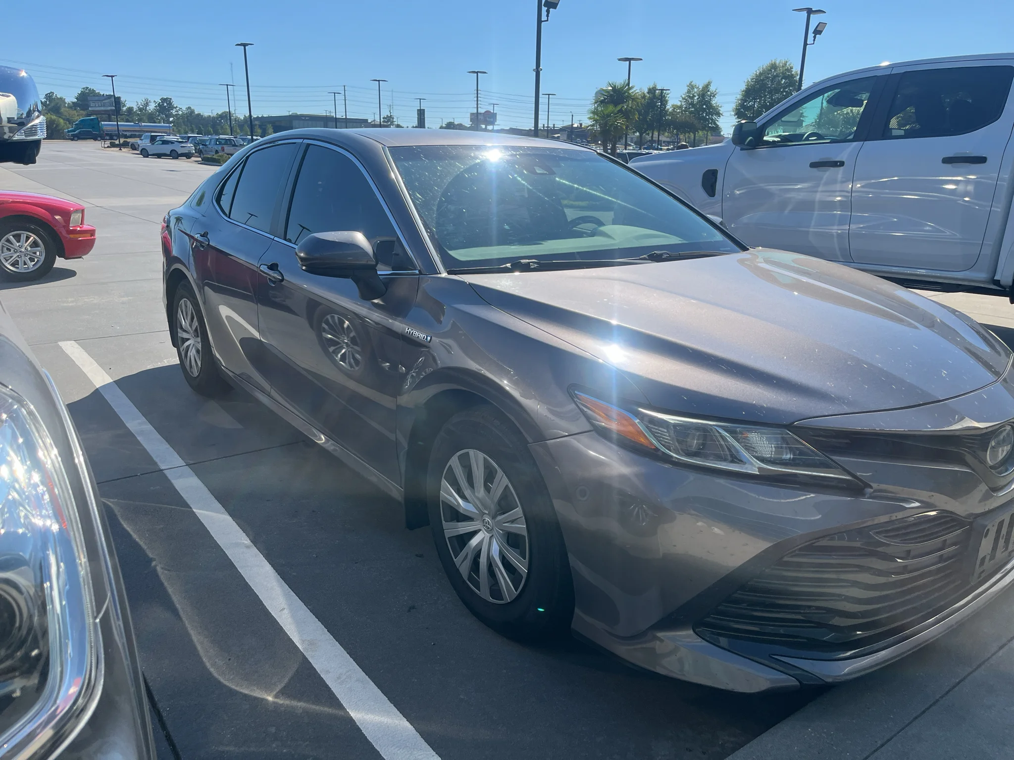 Used 2020 Predawn Gray Mica Toyota Hybrid LE image 4