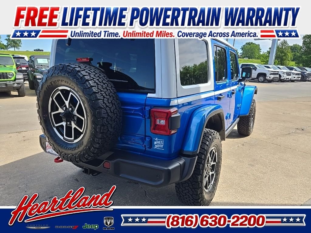 New 2026 Hydro Blue Pearl-Coat Exterior Paint Jeep Rubicon image 10