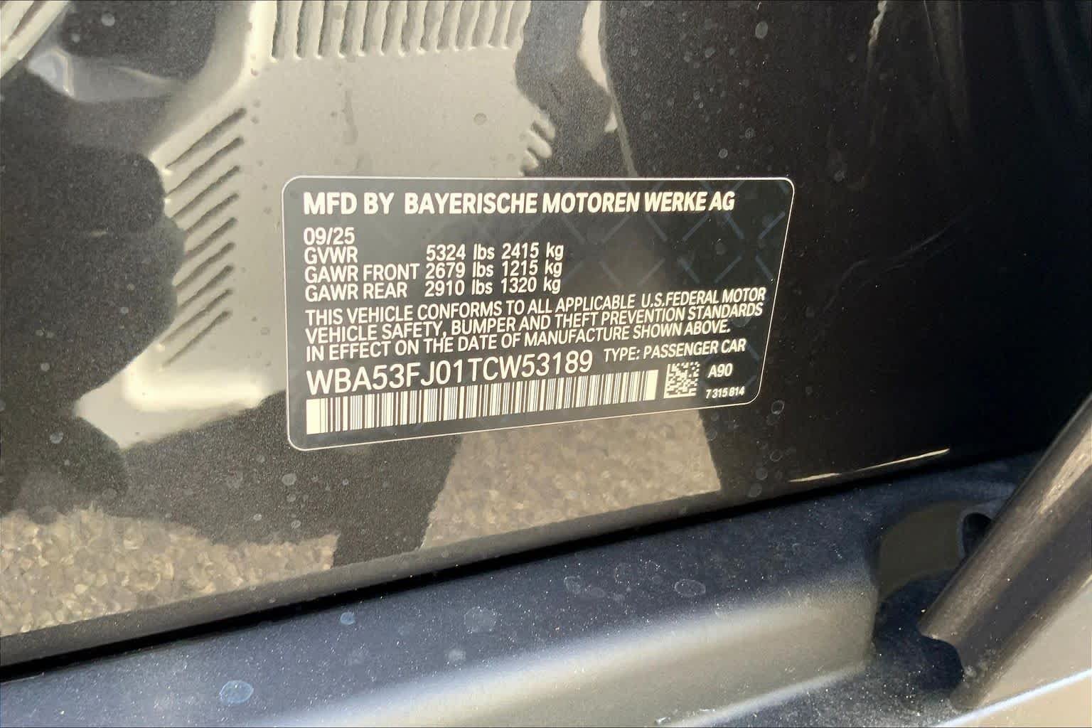 New 2026 Dark Graphite Metallic BMW 530i xDrive image 19