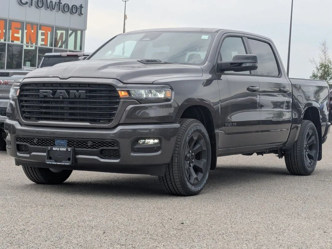 New 2026 Grey RAM Sport - - 4x4 - Panoramic Sunroof - Hurricane Turbo & More! image 4