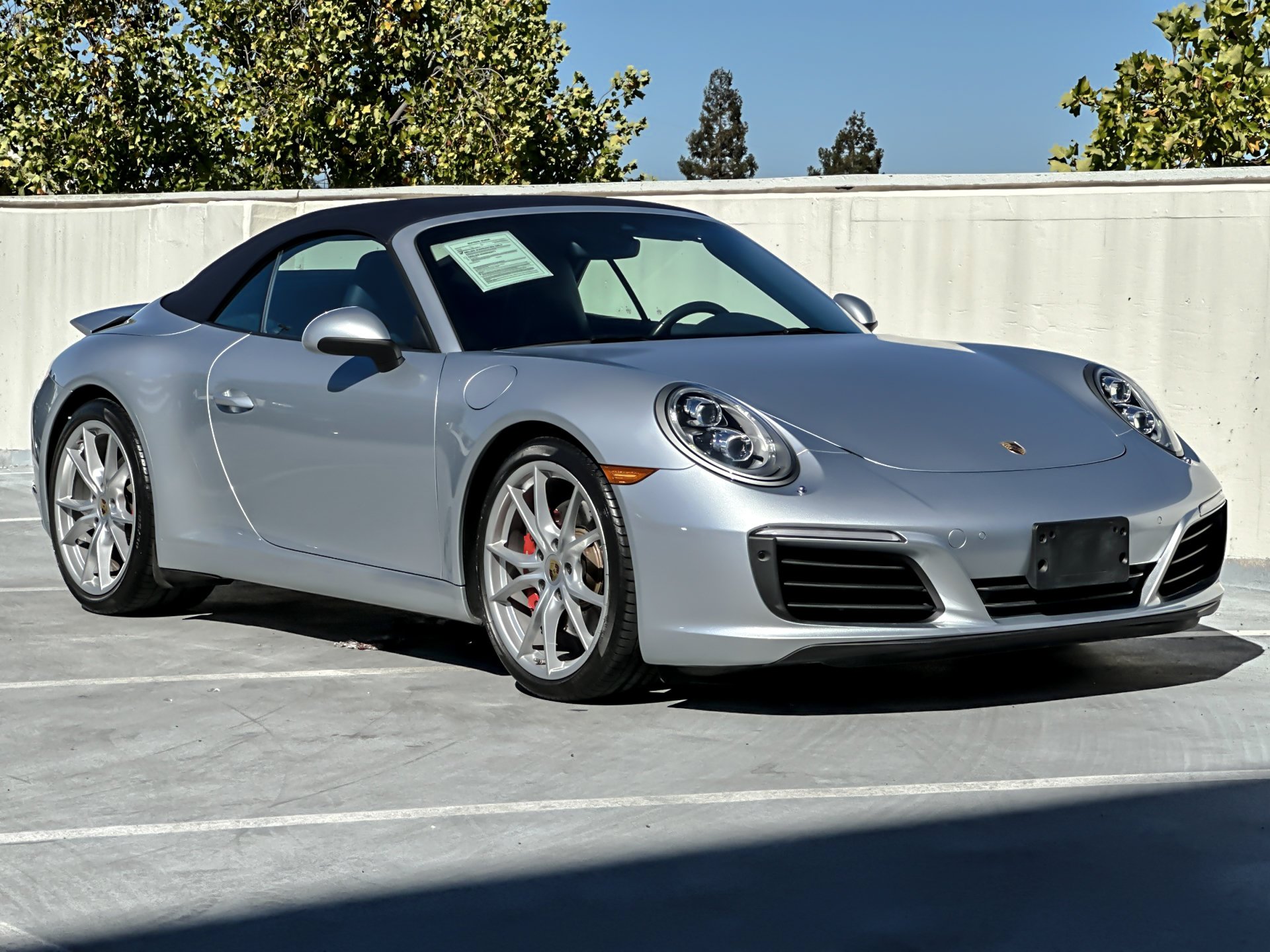 Certified Used 2017 Silver Porsche Carrera S Cabriolet image 13