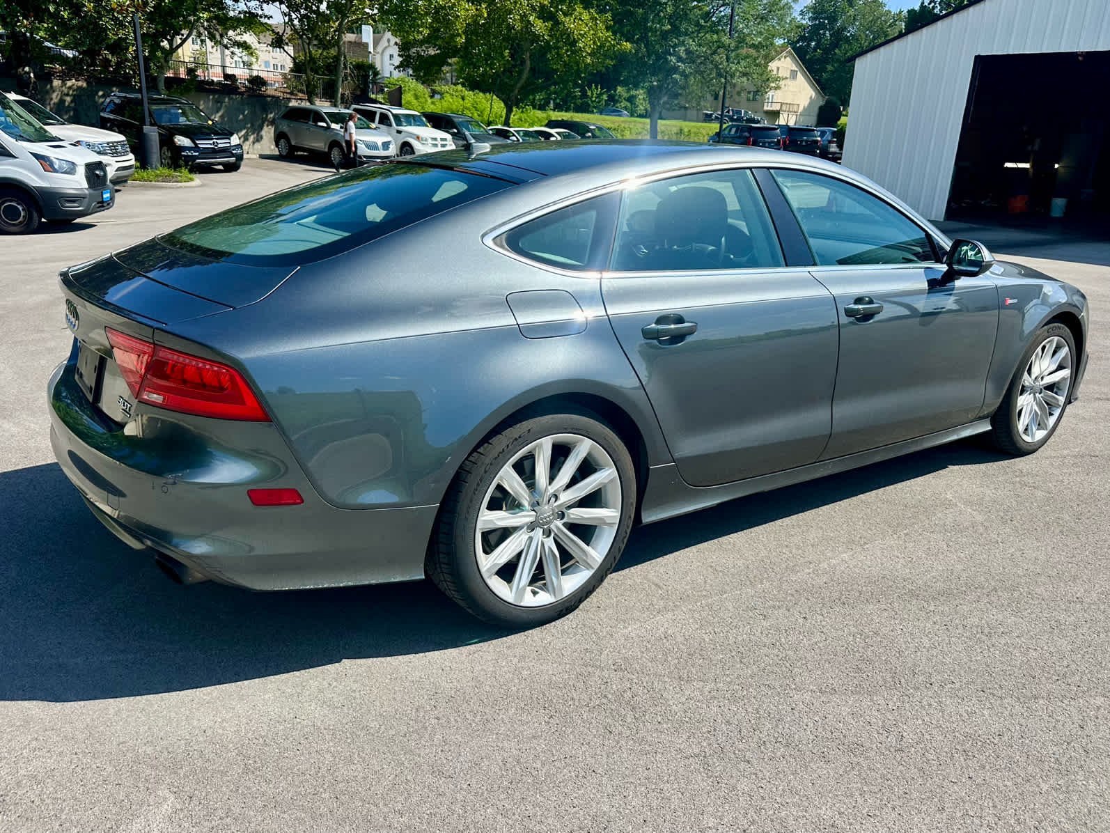 Used 2014 Daytona Gray Pearl Effect Audi 3.0 Prestige image 5