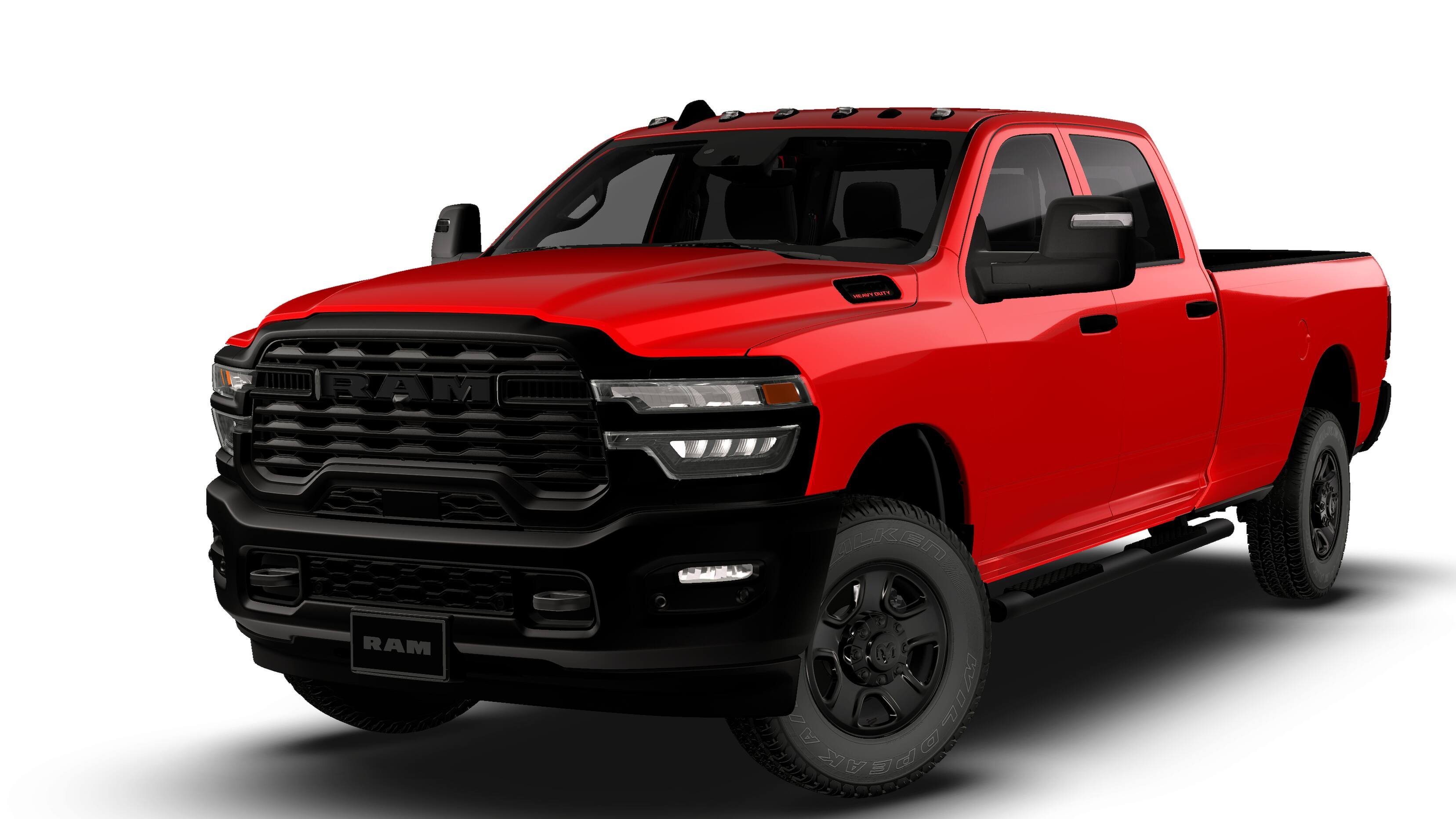 New 2026 Flame Red Clear-Coat Exterior Paint RAM TRADESMAN image 13