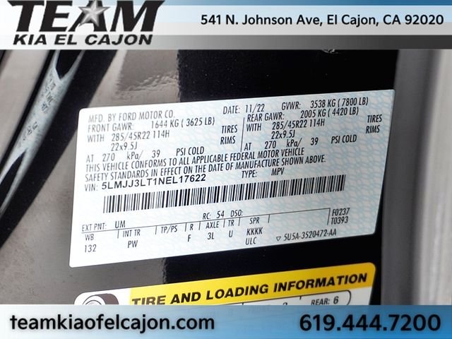Used 2022 Black Lincoln Reserve image 37