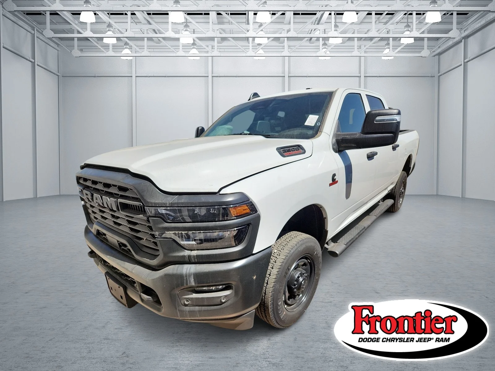 New 2025 Bright White Clear-Coat  Paint Ram TRADESMAN CREW CAB 4X4 6