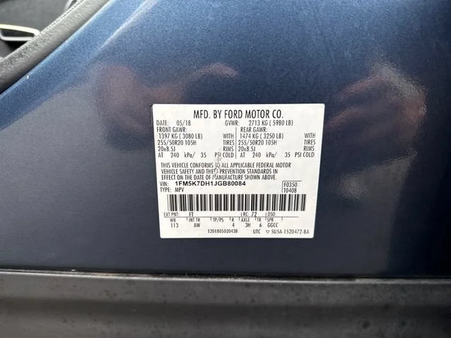 Used 2018 Blue Metallic Ford XLT image 17