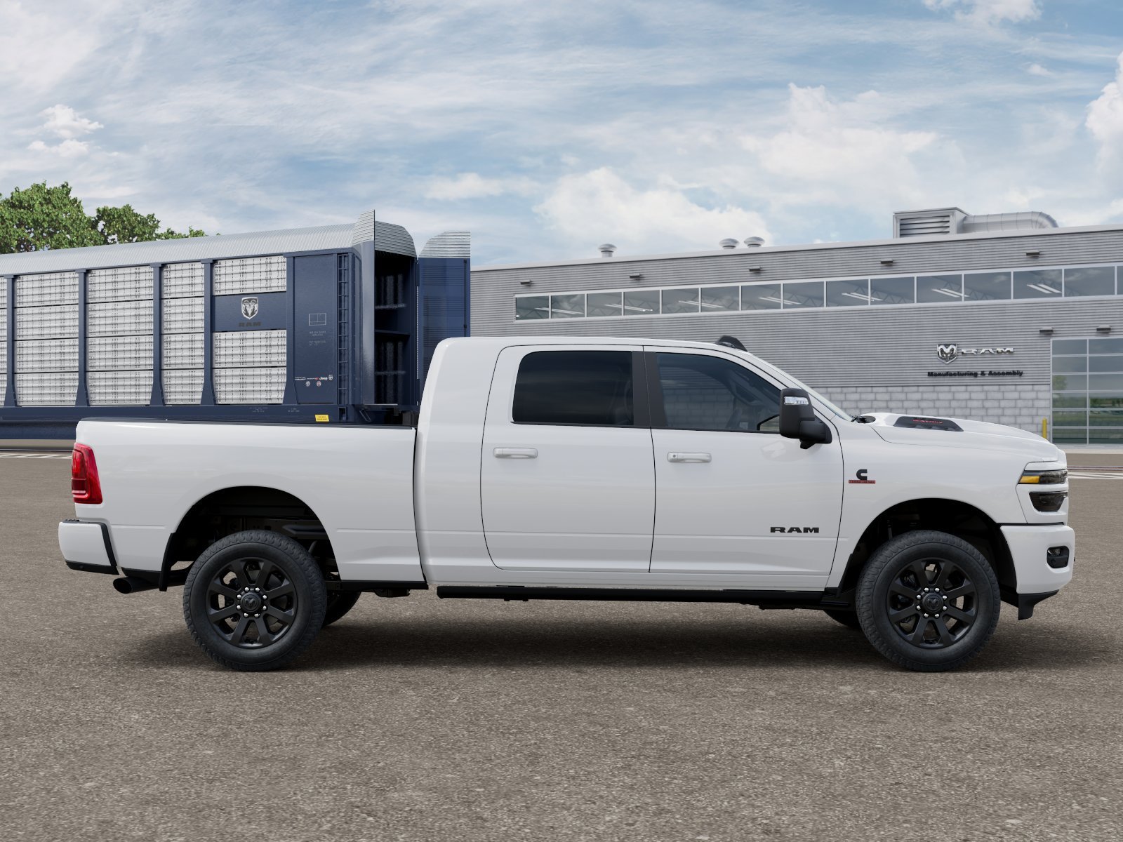 New 2026 Bright White Clear-Coat Exterior Paint RAM Laramie image 20