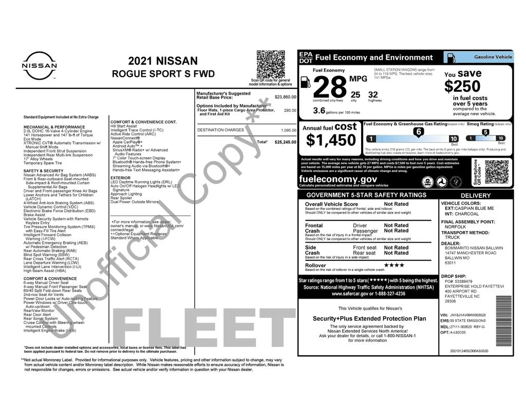 Used 2021 Blue Nissan S image 6