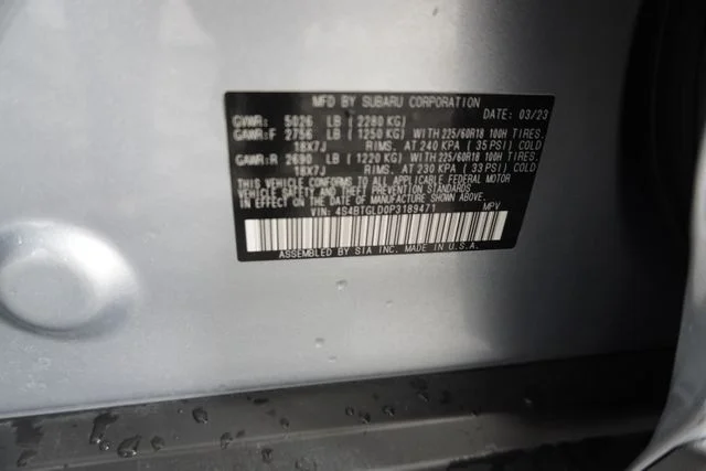 Certified Used 2023 Silver Subaru Onyx Edition XT image 22