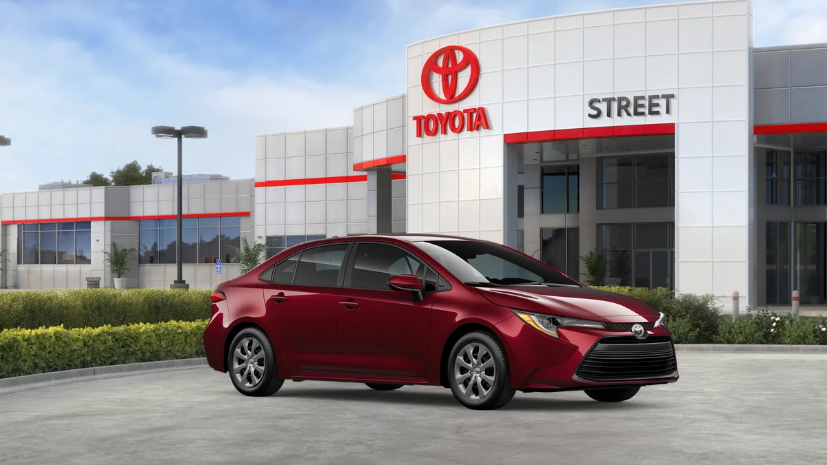 New 2026 Ruby Flare Pearl Toyota LE image 15