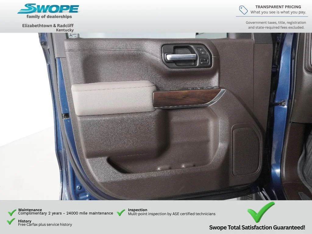 Used 2020 Pacific Blue Metallic GMC SLT image 13