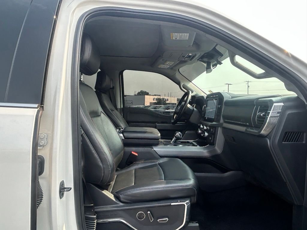 Certified Used 2023 White Metallic Ford Lariat image 25