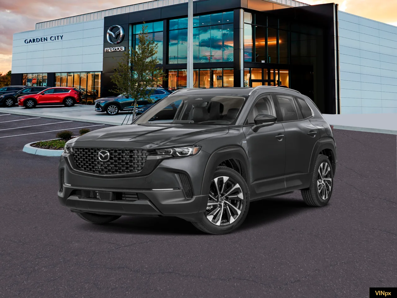New 2026 Machine Gray Metallic Mazda Premium Plus image 1