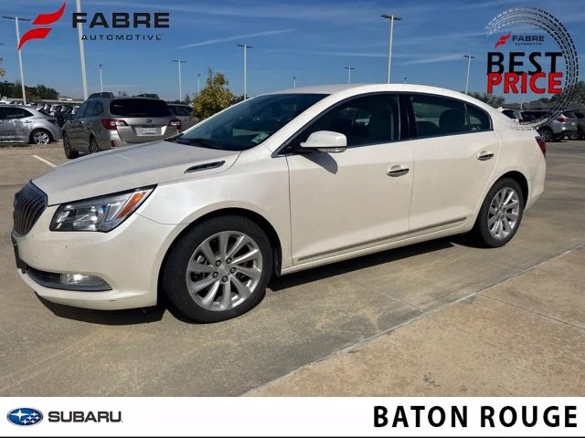 Used 2014 White Buick Leather Group image 1