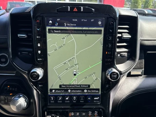 Used 2021 Diamond Black Crystal Pearlcoat Ram Limited image 23