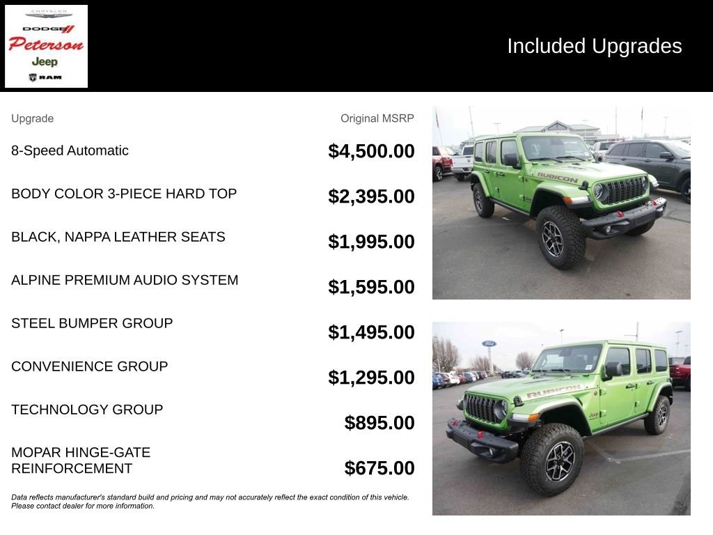 New 2026 Mojito Clearcoat Jeep Rubicon image 13