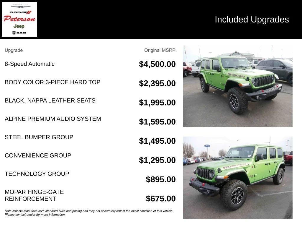 New 2026 Green Jeep Rubicon image 13