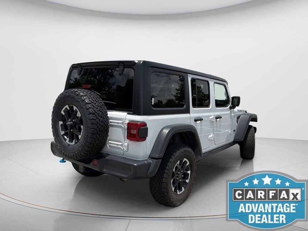 Used 2024 White Jeep Rubicon 4xe image 5