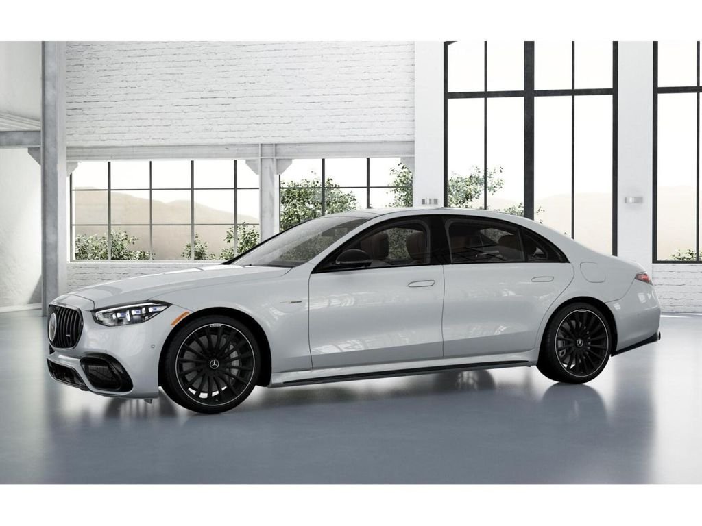 New 2026 MANUFAKTUR Moonlight White Metallic Mercedes-AMG AMG® S 63 E 4MATIC Sedan image 37