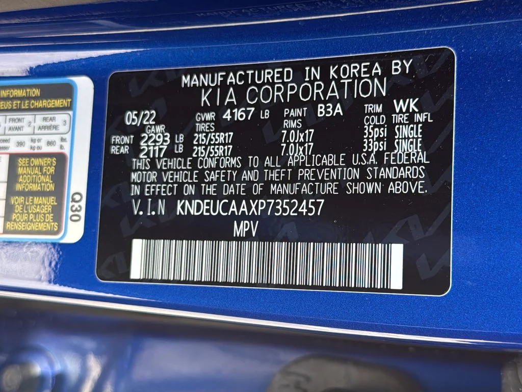 Used 2023 Blue Kia S image 33