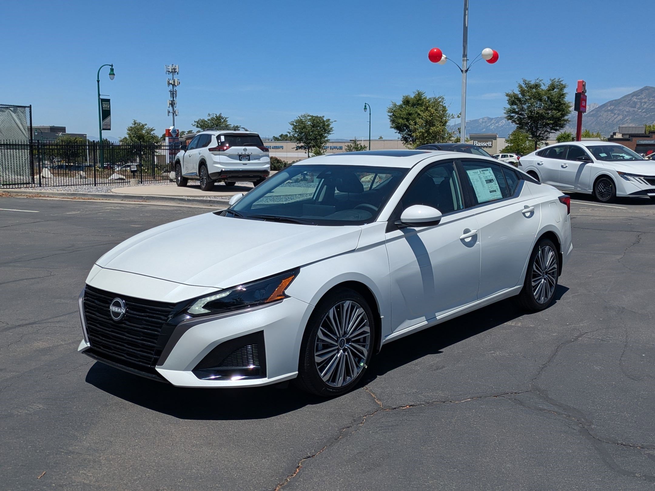 New 2026 Pearl White Tricoat Nissan SV image 8