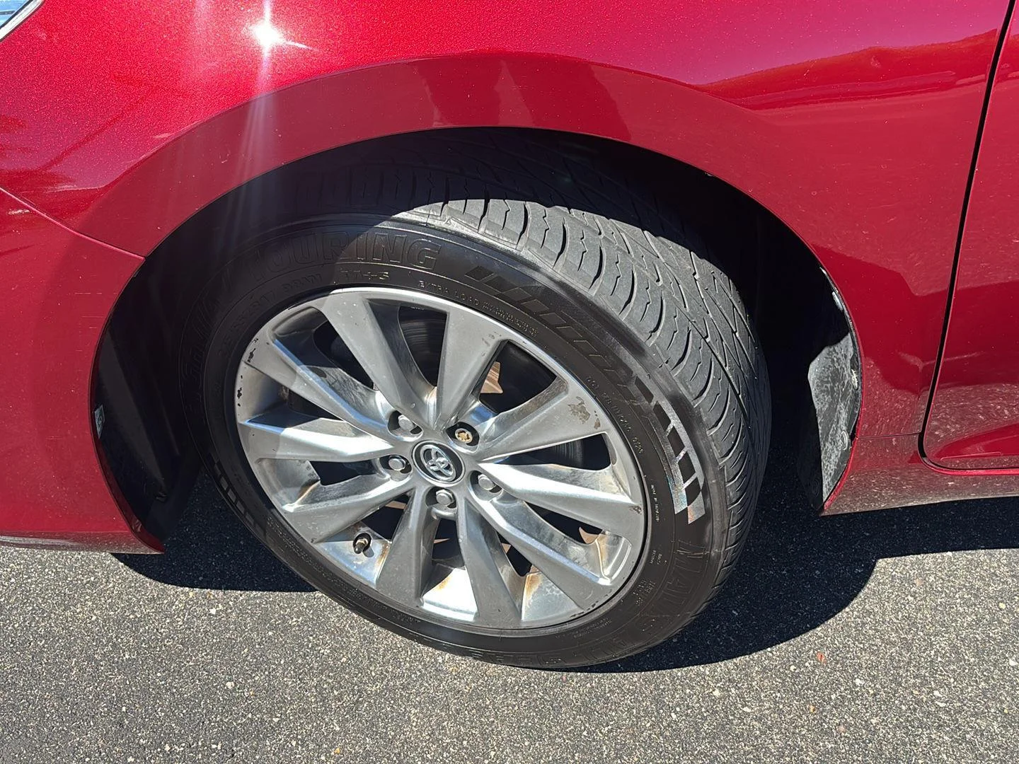 Certified Used 2017 Ruby Flare Pearl Toyota XLE image 5