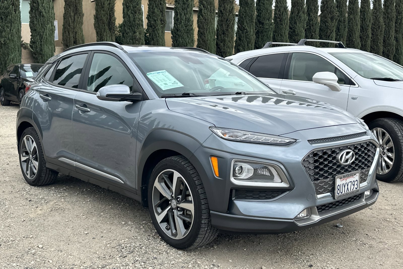 Used 2021 Hyundai Kona Limited with VIN KM8K33A52MU710572 for sale in Modesto, CA