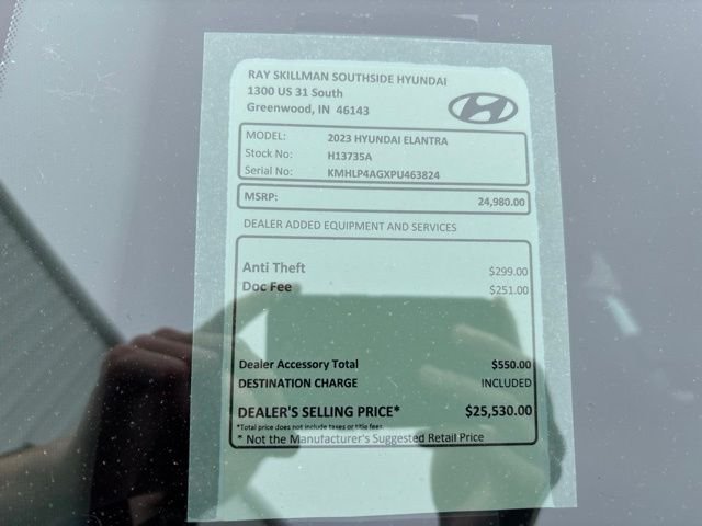 Certified Used 2023 Red Hyundai Limited image 2