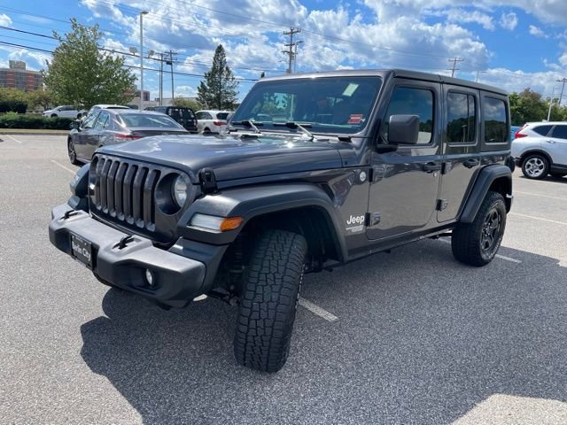 Used 2018 Crystal Metallic Jeep Unlimited Sport S image 3