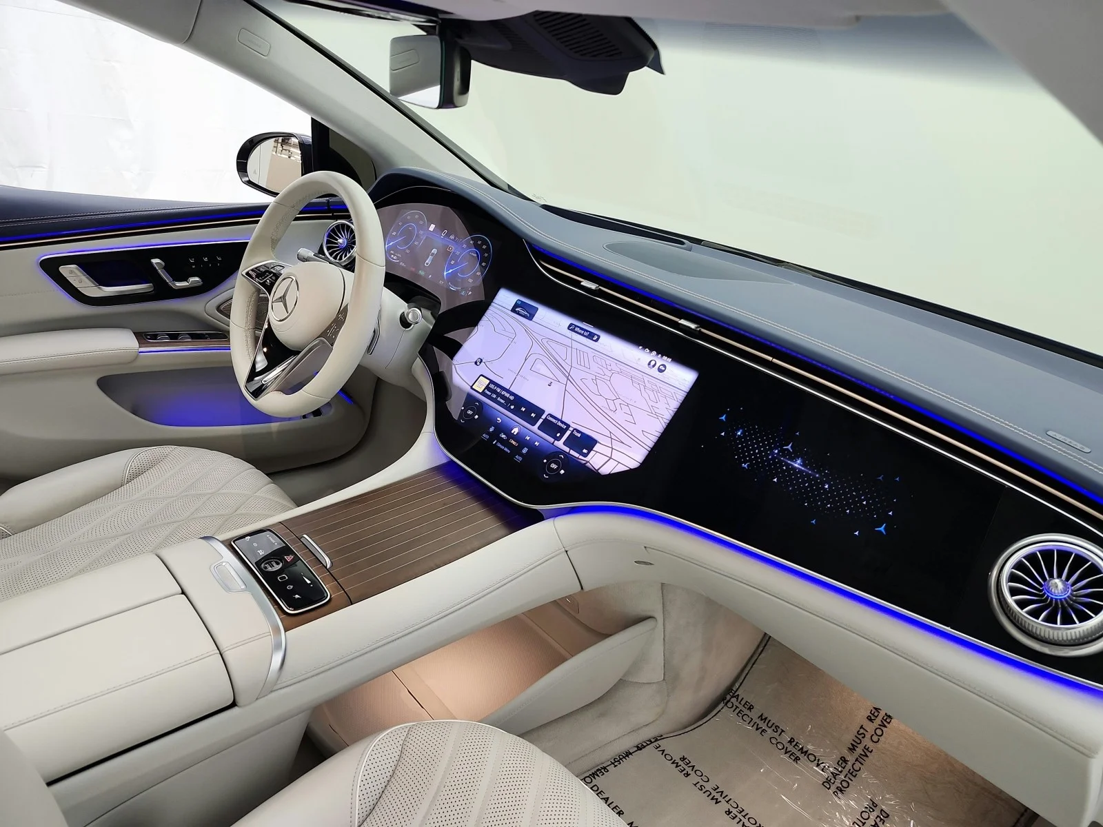 Used 2023 Nautical Blue Metallic Mercedes-Benz EQS 580 4MATIC® Sedan image 26