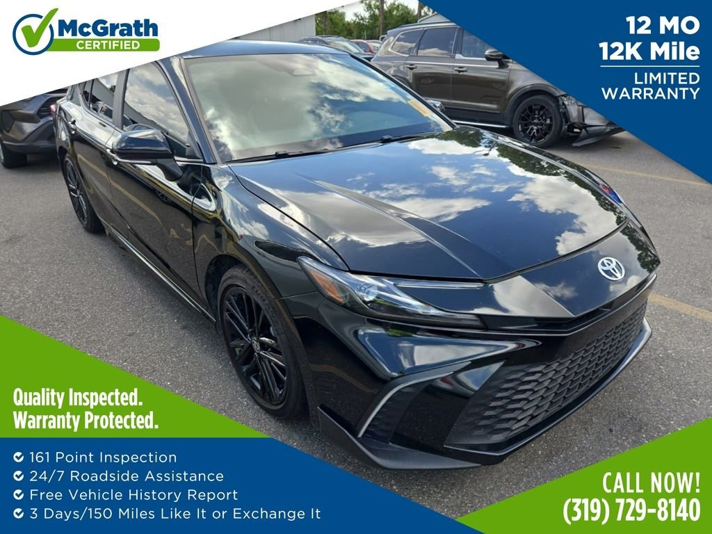 Used 2025 Black Toyota LE image 1