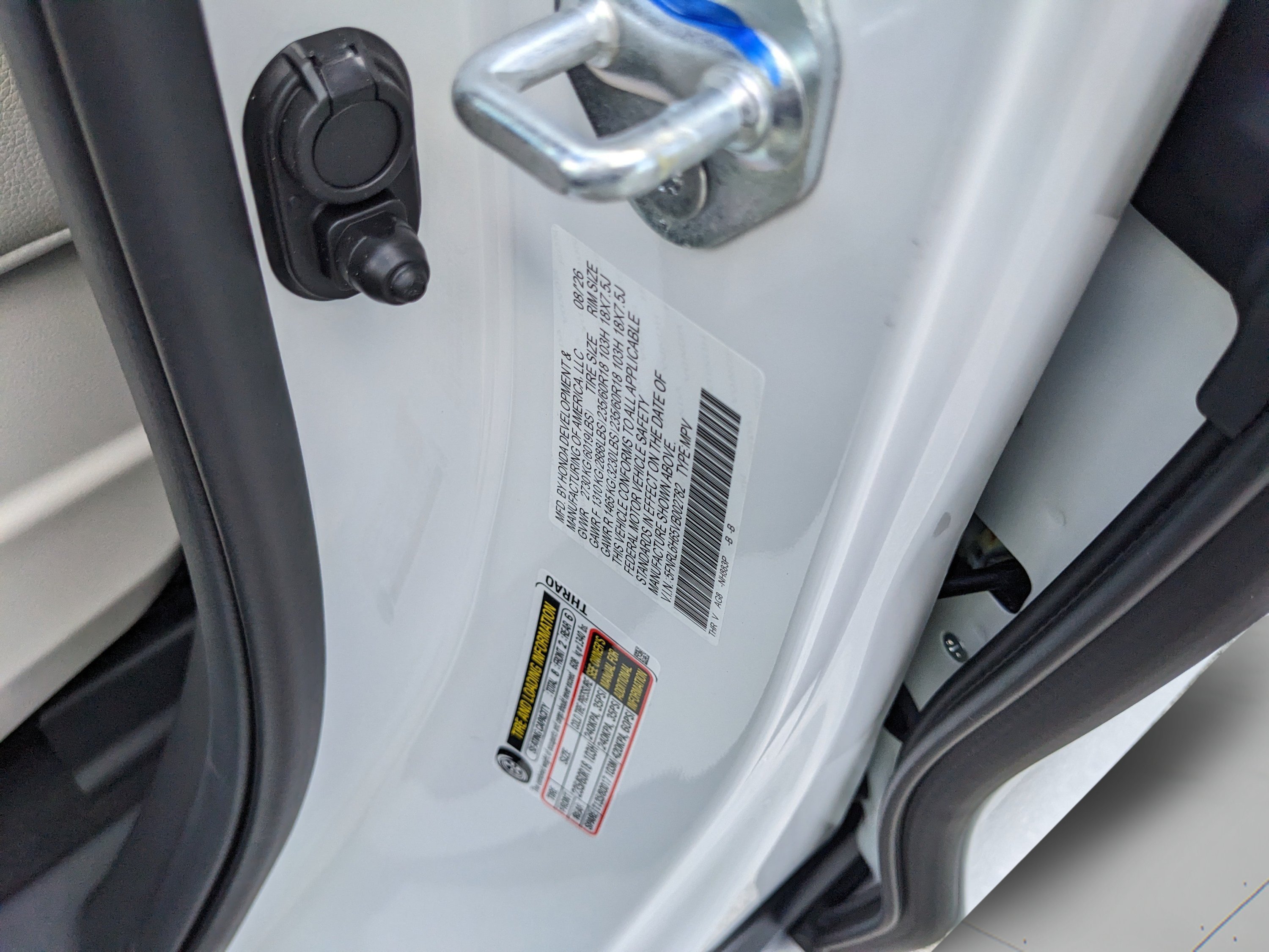 New 2027 Platinum White Pearl Honda EX-L image 40