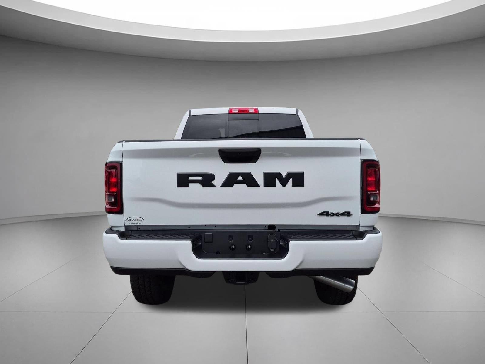 New 2026 Bright White Clear-Coat Exterior Paint RAM Black Express image 4
