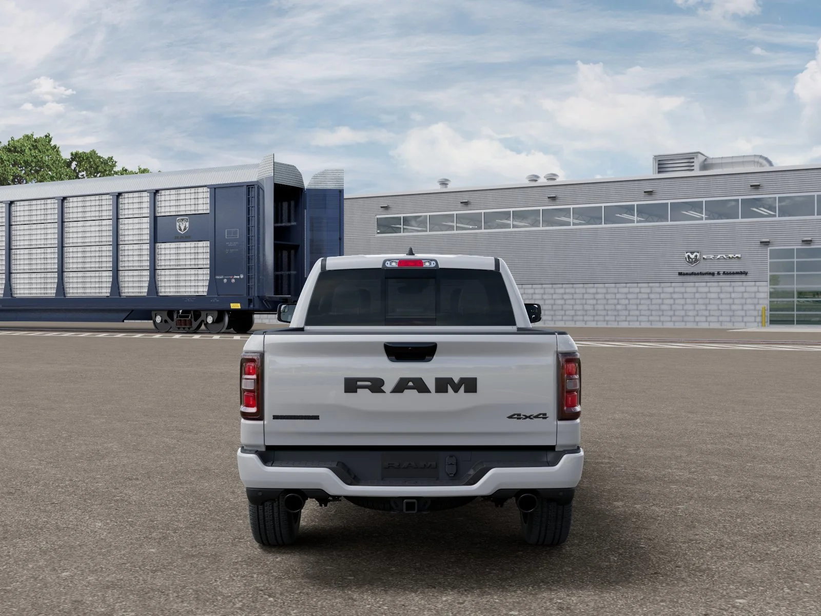 New 2026 Bright White Clear-Coat Exterior Paint RAM Big Horn/Lone Star image 8
