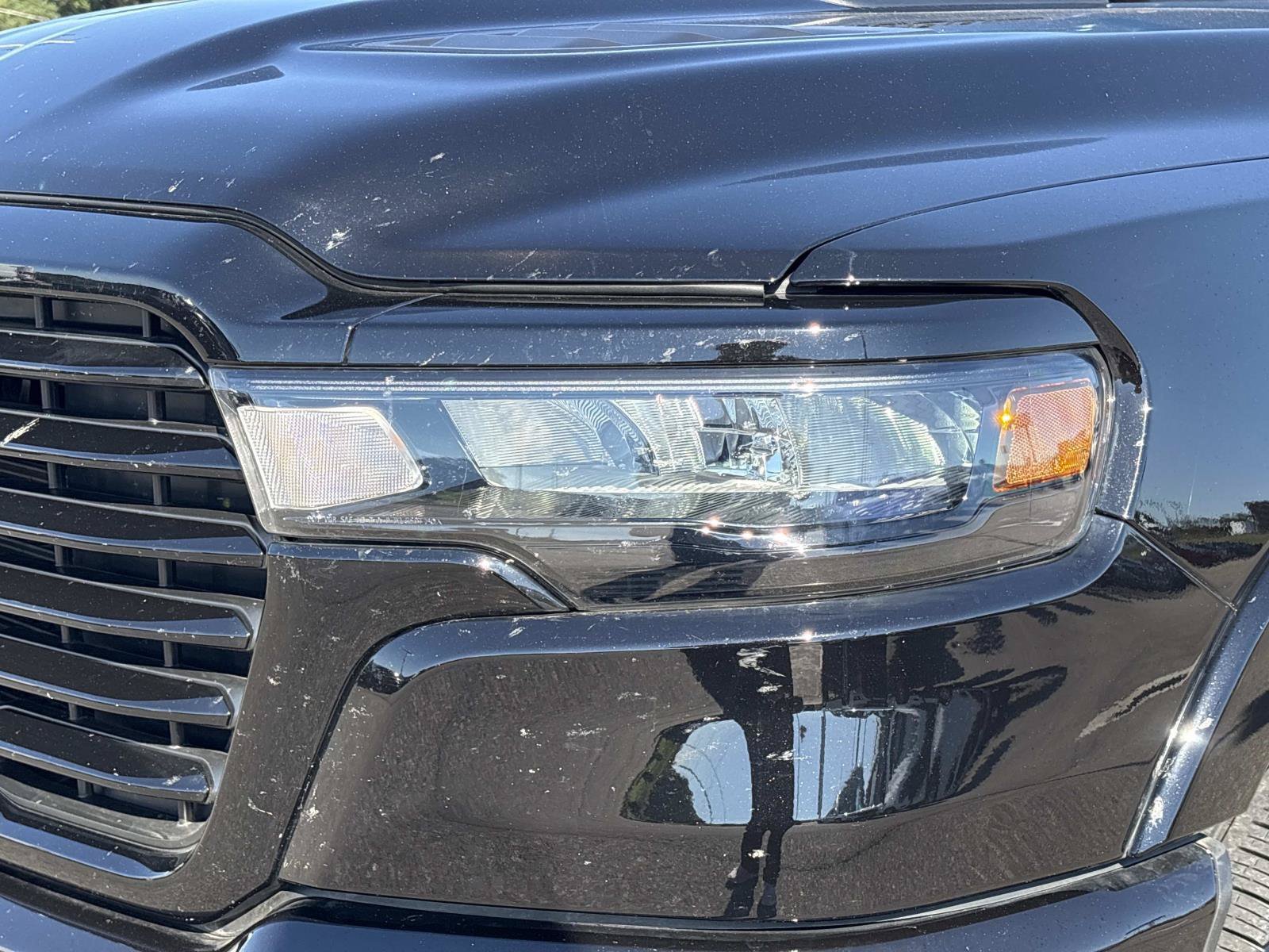 Used 2025 Diamond Black Crystal Pearlcoat Ram Laramie image 8