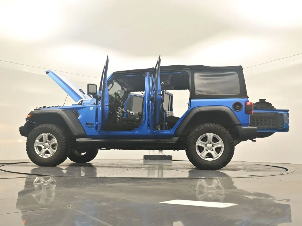 Used 2021 Blue Jeep Unlimited Sport S image 44