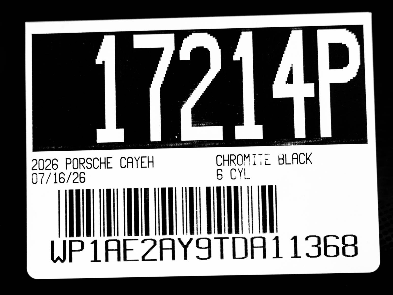 New 2026 CHROMITE BLACK Porsche E-Hybrid image 29