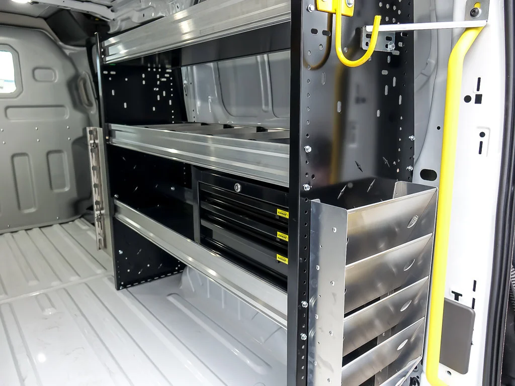 New 2025 Oxford White Ford T-150 148 LR RACKS & BINS image 5