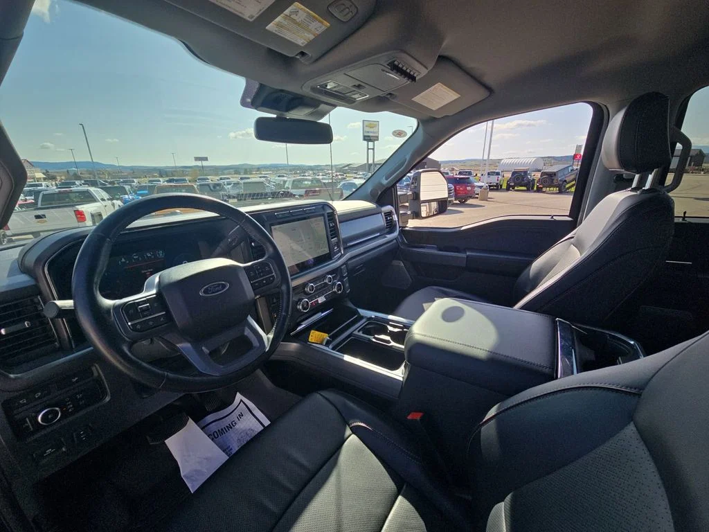 Used 2023 Agate Black Metallic Ford Lariat image 14