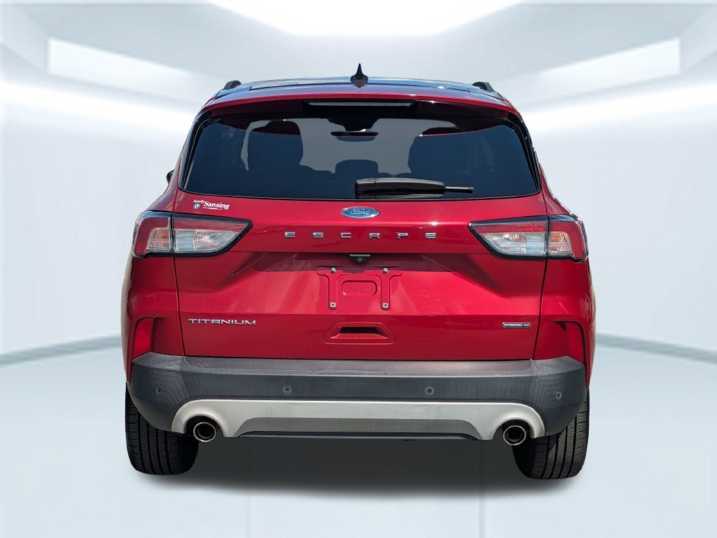 Used 2020 Red Ford Titanium image 4