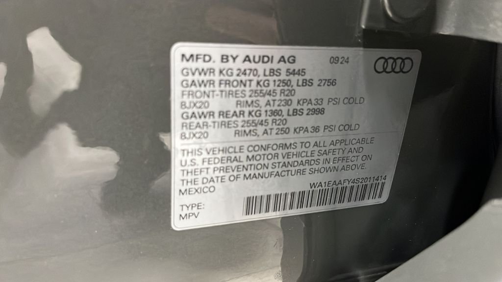Used 2025 Chronos Gray Metallic Audi 45 S line Premium Plus image 27