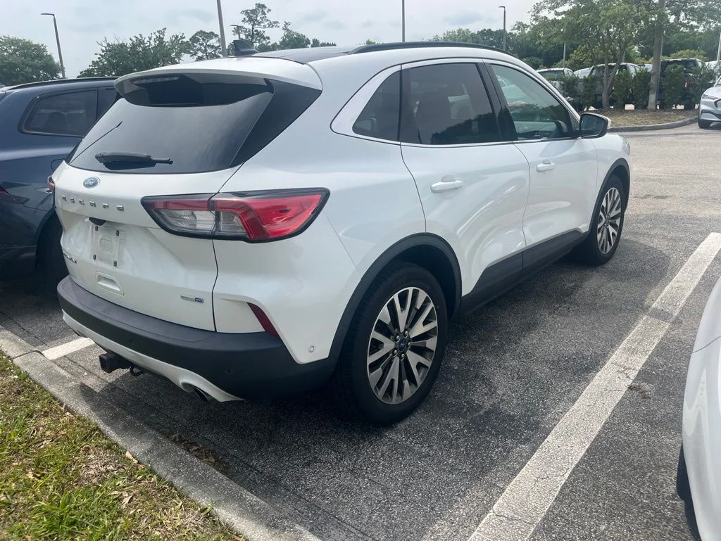 Used 2020 White Ford Titanium image 3