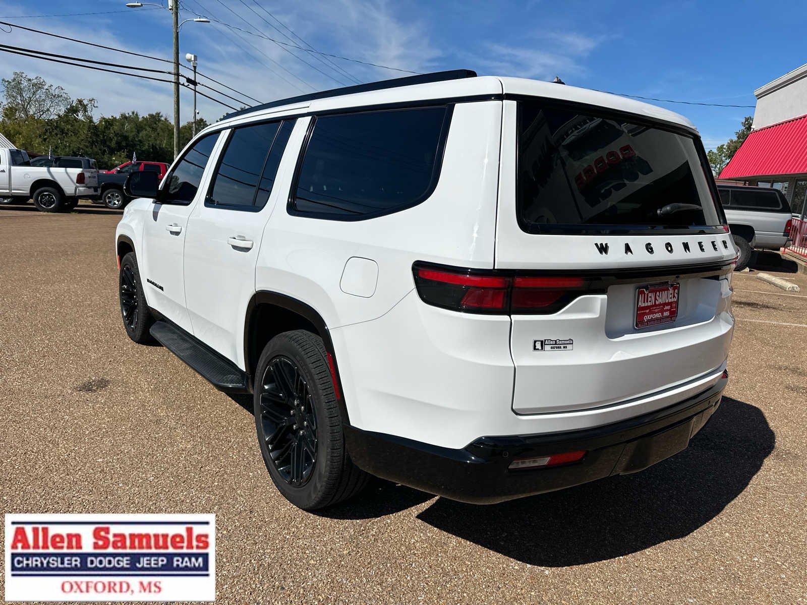 Used 2024 Bright White Clearcoat Jeep Series II Carbide image 3