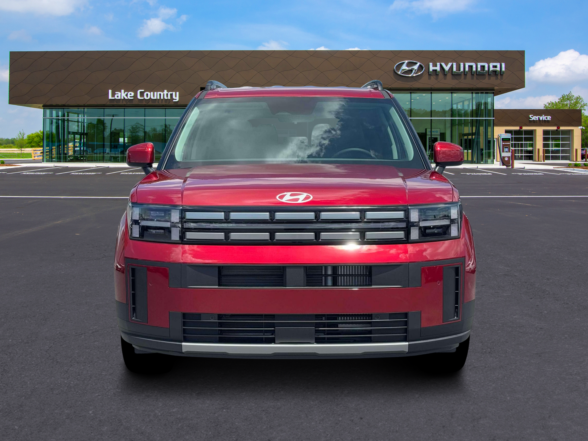 New 2026 Red Hyundai SEL AWD image 12