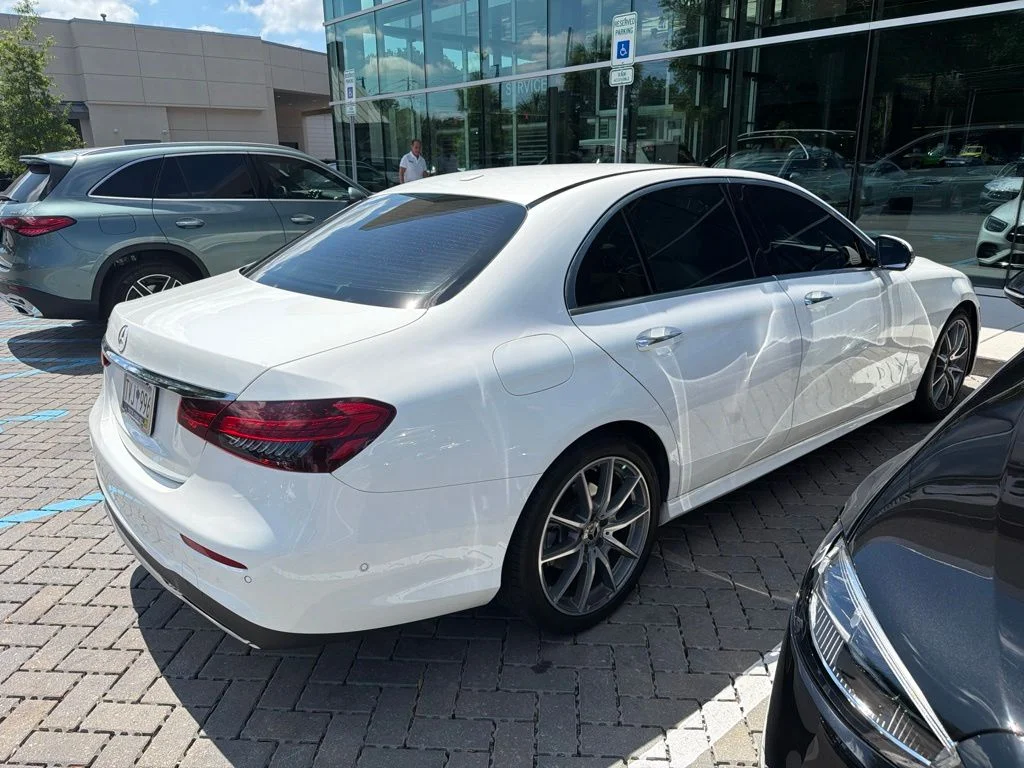 Certified Used 2021 Polar White Mercedes-Benz E 350 image 4